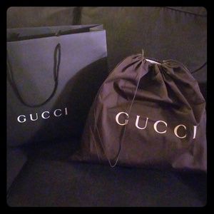 Authentic Gucci Soho Shoulder Chain Strap leather